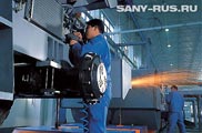 Фото с завода Sany